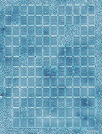 Scanning tunnelling microscope scan (96 nm wide, 126 nm tall) of Delft University’s 1 KB memory, encoded with a portion of a famous 1959 lecture entitled ‘There’s Plenty of Room at the Bottom’ by visionary physicist Richard Feynman.